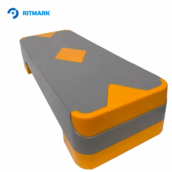 Trainingsstufe mit 4 Erhöhungen, Fitness- und Übungsplattform, Trainer, Stepper, Heim-Fitness-Ausrüstung, verstellbares Trainings-Trittbrett, Aerobic-Stepper Wyz13113